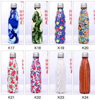 Bouteilles en acier inoxydable 500ml, bouteilles personnalisées