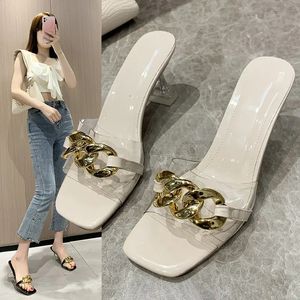 Faible quantité minimale de commande nouvelle chaussure en <span class=keywords><strong>plastique</strong></span> chaîne accessoire femmes dames croc chaussures chaîne - Product Image 6