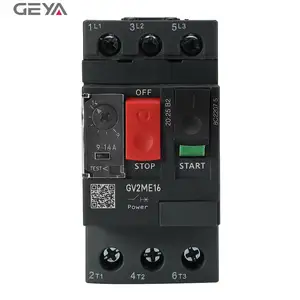 GEYA Motor Protection Circuit Breaker Motor Gv2 Electric Motor Switch Moulded Case Circuit Breaker MPCB