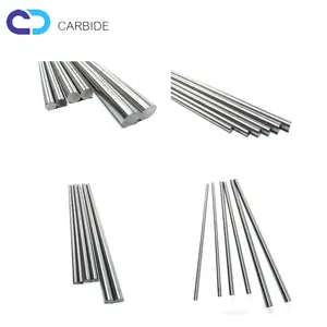 Dijual batang karbida disemen padat dipoles pemasok batang bulat Tungsten Carbide