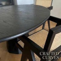 Table à manger ronde en bois massif Wabi Sabi personnalisée, table à manger minimaliste moderne en bois naturel pour la maison, l'hôtel, le restaurant, la salle à manger
