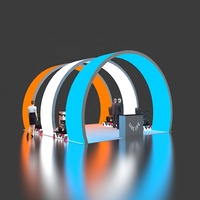 Stand d'exposition portable en aluminium 20x20, stand moderne pour foire commerciale, stand d'exposition