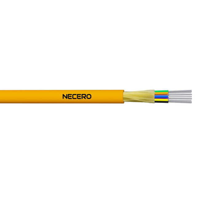 NECERO 24 Fibers Singlemode 9 125 OS2 Tight-Buffered Distribution Indoor GJFJV Optical Fibre Cable