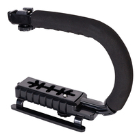 Kit de création de vlog vidéo pour Smartphone AY 49 Kit de vlogging avec Grip Rig, microphone fusil de chasse, lumière LED et télécommande sans fil Kit Youtube