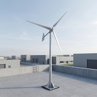 Éolienne à axe horizontal de 200 kW triphasée 400 V haute puissance pour projets d'ingénierie et devis
