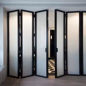 Tùy chỉnh mỏng khung nhôm Bifold cửa cho nhà bếp văn phòng ban công có thể gập lại vách ngăn kính với thiết kế nội thất - Product Image 1