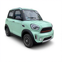 Mini voiture électrique certifiée EEC pour l'Europe, sièges en cuir, manuelle légère, nouveau design, véhicule électrique à 4 roues, basse vitesse
