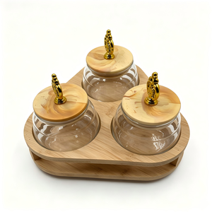 430ml Haushalts-Vorratsgläser aus Borosilikatglas – Behälter für Lebensmittel, Gewürze und Süßigkeiten – Glas-Vorratsgläser-<span class=keywords><strong>Set</strong></span> - Product Image 2