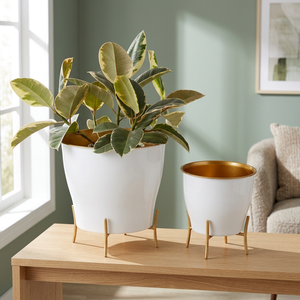 Wedding Floor Centerpieces Modern Planter with <b>Stands</b> for Wedding Decor Hot Selling Modern <b>Table</b> <b>Top</b> Gold Planter for Home Decor - Product Image 2