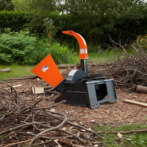 Trituradora de Madera Universal para Minicargadora, 4 Pulgadas, Hidráulica, Herramienta Profesional para Jardín - Product Image 2