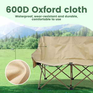 Vente en gros de chaises de plage personnalisées pour l'extérieur double chaise de <span class=keywords><strong>camping</strong></span> pliante pour deux personnes pour cuisine chambre atelier salle à manger salle de sport - Product Image 3