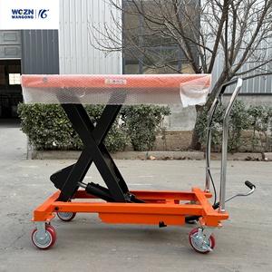 <span class=keywords><strong>Mesa</strong></span> elevadora de tijera hidráulica de acero inoxidable WGZN, carro <span class=keywords><strong>elevador</strong></span> de tijera hidráulico, carro <span class=keywords><strong>elevador</strong></span> manual de alta calidad - Product Image 1