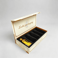 Boîte cadeau magnétique personnalisée pour bouteille de boisson, emballage en papier de luxe pour bière, soda, boisson énergisante avec doublure en éponge personnalisée