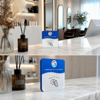 Plaque NFC en acrylique pour avis Google, avec fonction de tapotement pour noter, support NFC NTAG215 imprimé sur mesure avec fonction de sauvegarde par code QR
