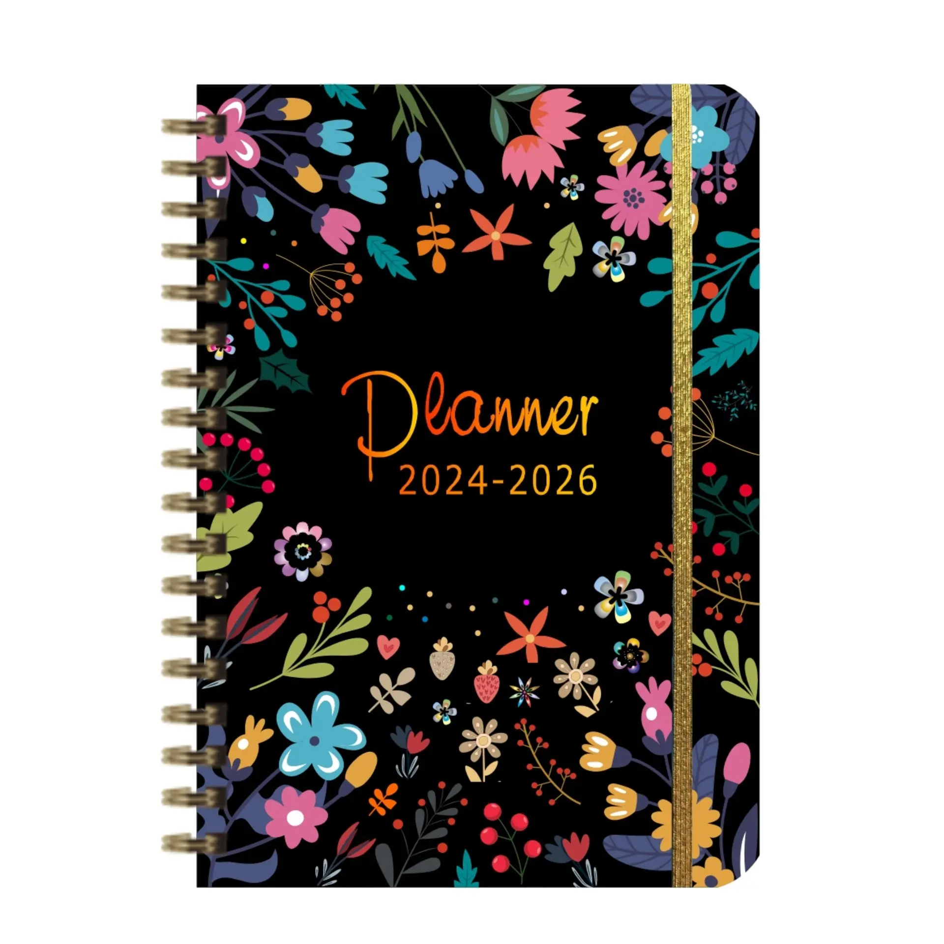 Cubierta de planificador A5 personalizado con anillos diario semanal mensual organizador planificador cuaderno