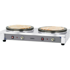 Crêpière et machine à gaufres électriques premium à double plaque 40 cm - Product Image 1