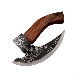 Cortador de Pizza Artesanal de Damasco con Cuchilla Tipo Rocker y Funda de Cuero, Regalo para Chefs - Product Image 2