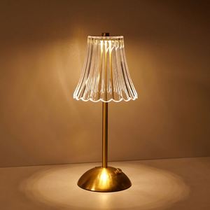 Retro Nordic Style Cordless LED <b>Touch</b> Control Desk <b>Lamp</b> Simple Design Rechargeable Battery Room Study Restaurant Atmosphere - Product Image 3