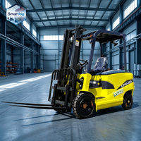 Chariot élévateur électrique Smartlog de haute qualité, mini chariot élévateur de 1,5 à 5 tonnes, batterie lithium-ion, pneus pleins/pneumatiques neufs, Shandong