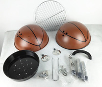 Haute qualité Trépied Portable de conception en forme de Basket-Ball barbecue poêle en plein air barbecue barbecue Au Charbon De Bois