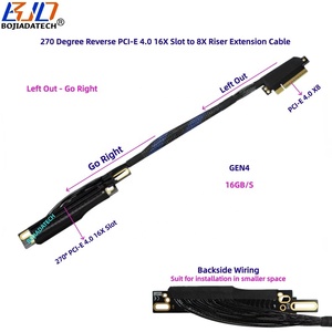 2026 新款 270 度 PCI-E 4.0 16X 转 X8 GEN4 显卡 GPU 转接延长线 16Gbps 0.3M 0.4M 0.5M 0.6M 适用于 AI 服务器 - Product Image 3