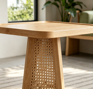 Modern Wood Coffee <b>Table</b> Scandinavian Design Handmade Living Room Furniture - Product Image 4