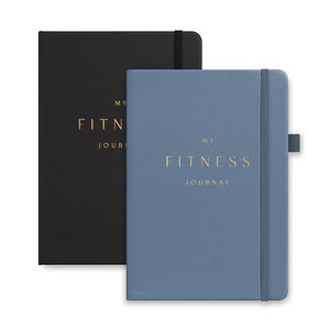 Nuevo Diseño Personalizado, Agenda de Fitness y Control de Peso con Cubierta de Cuero A5, Encuadernación Espiral Ecológica - Product Image 1