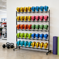 Support de rangement pour gants de boxe sur pied, séche-gants de boxe en métal sur roulettes pour salle de sport et magasin
