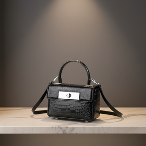 Sac bandoulière compact en cuir de crocodile, best-seller, stock d'usine disponible pour la vente en gros directe - Product Image 1