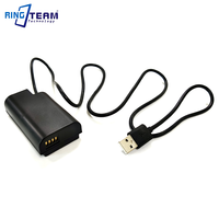 Adaptateur d'alimentation de batterie factice USB DMW DCC16 pour appareils photo numériques de la série Lumix S1 Compatible DMW-BLJ31 y compris S1 S1H