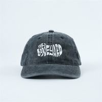 Gorra de Béisbol Vintage de 6 Paneles con Logotipo Personalizado al por Mayor, 100% Algodón Lavado, Estilo Dad Hat, Streetwear, Color Carbón Desgastado