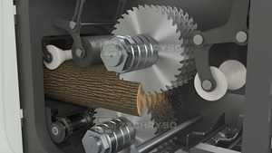 Fendeur de <span class=keywords><strong>bois</strong></span> lourd, <span class=keywords><strong>scie</strong></span> à ruban industrielle multi-lames, idéal pour la coupe du chêne, du pin et du teck - Product Image 6