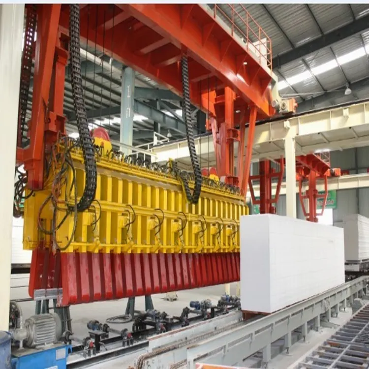 50000m3 cutting machinery brick plant lightweight ALC AAC autoclaved aerated concrete ACC block making machine for construction