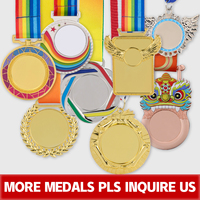 JP0219 Medallas y Trofeos Deportivos Personalizados de Aleación de Zinc Duraderos con Impresión UV