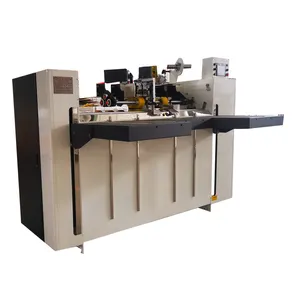 Máquina de costura semiautomática/máquina de costura de caixa de papelão ondulado/máquina de pregar papelão