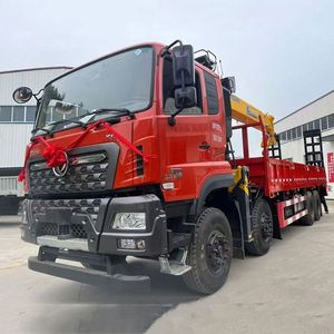 Dongfeng 8X4 LHD RHD 14Ton Heavy Duty Hydraulic Telescopic <b>Boom</b> Truck Mounted Crane for Construction Lifting and Cargo Transport - Product Image 3