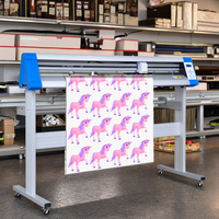 Traceur de découpe de vinyle automatique Yinghe à alimentation par rouleau, largeur de coupe 1200 mm, modèle 1200G pour autocollants personnalisés et artisanat