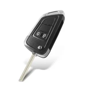 KEYYOU OPEL VAUXHALL Astra J <span class=keywords><strong>Corsa</strong></span> E Insignia Zafira C 315/433MHz ID46 Llave de Coche Plegable Modificada con Control Remoto Negro/Plateado - Product Image 5