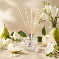 Diffuseur d'arômes Via Pinky 100ml, parfum Freesia, longue durée, pour chambre, salon, hôtel, diffuseur à bâtonnets