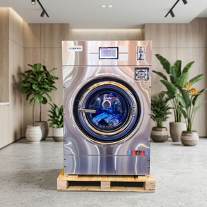 Lave-linge professionnel commercial et industriel grande capacité à monnayeur, écoénergétique et entièrement automatique pour la blanchisserie - Product Image 1