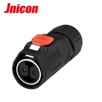 Pour connecteur d'alimentation industriel Jnicon MJ24 câble circulaire 50amp avec boîtier en Nylon de Contact en cuivre à 2 broches