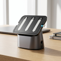 Support de tablette POS stable en aluminium, amovible, antivol et verrouillable pour restaurants et commerces de détail