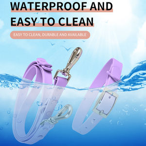 Arnés y Correa de Lujo Personalizados para Perro con Logotipo, Antitirones, Impermeable, de PVC, con Cintas Ajustables para Pasear Perros - Product Image 6