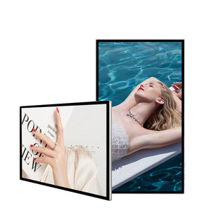 32 inch Wall Mount quảng cáo tấm cửa hàng điện tử dấu hiệu hiển thị văn bản hoạt hình CMS Hệ thống thông tin - Product Image 3