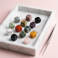 Porte-encens en cristal naturel multicolore, base d'aromathérapie en pierre de guérison, méditation, yoga, décoration de la maison, cadeau pour femmes