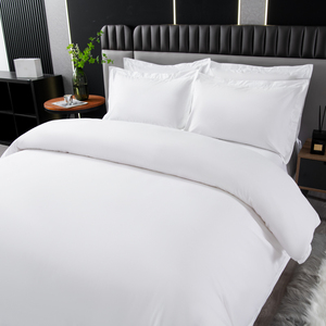 Luxury 300 <strong>Thread</strong> <strong>Count</strong> <strong>Cotton</strong> Duvet Cover Bedding <strong>Sheet</strong> Set Soft Breathable and Washable for Multi-Purpose Use for Hotels - Product Image 4