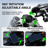 Support de téléphone portable pour moto ODM, imperméable, pare-soleil, antivol, antichoc, avec amortisseurs de vibrations
