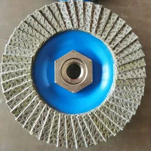 100 x16mm Removal of tungsten carbide coating diamond falp disc Abrasive flap disc for ceramic and glass