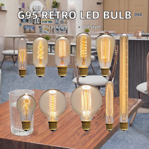 G95 Retro Spiral LED Filament Bulb Big <span class=keywords><strong>Globe</strong></span> Suspension Lampe décorative LED <span class=keywords><strong>Ampoule</strong></span> - Product Image 3
