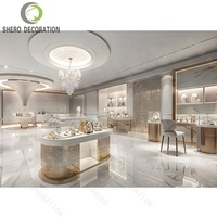 Bijoux occidentaux haut de gamme Montre Boutique 3D Rendu Bijoux Boutique Noms Magasin Conception Avant Idée Bijoux Vitrine Fabricants